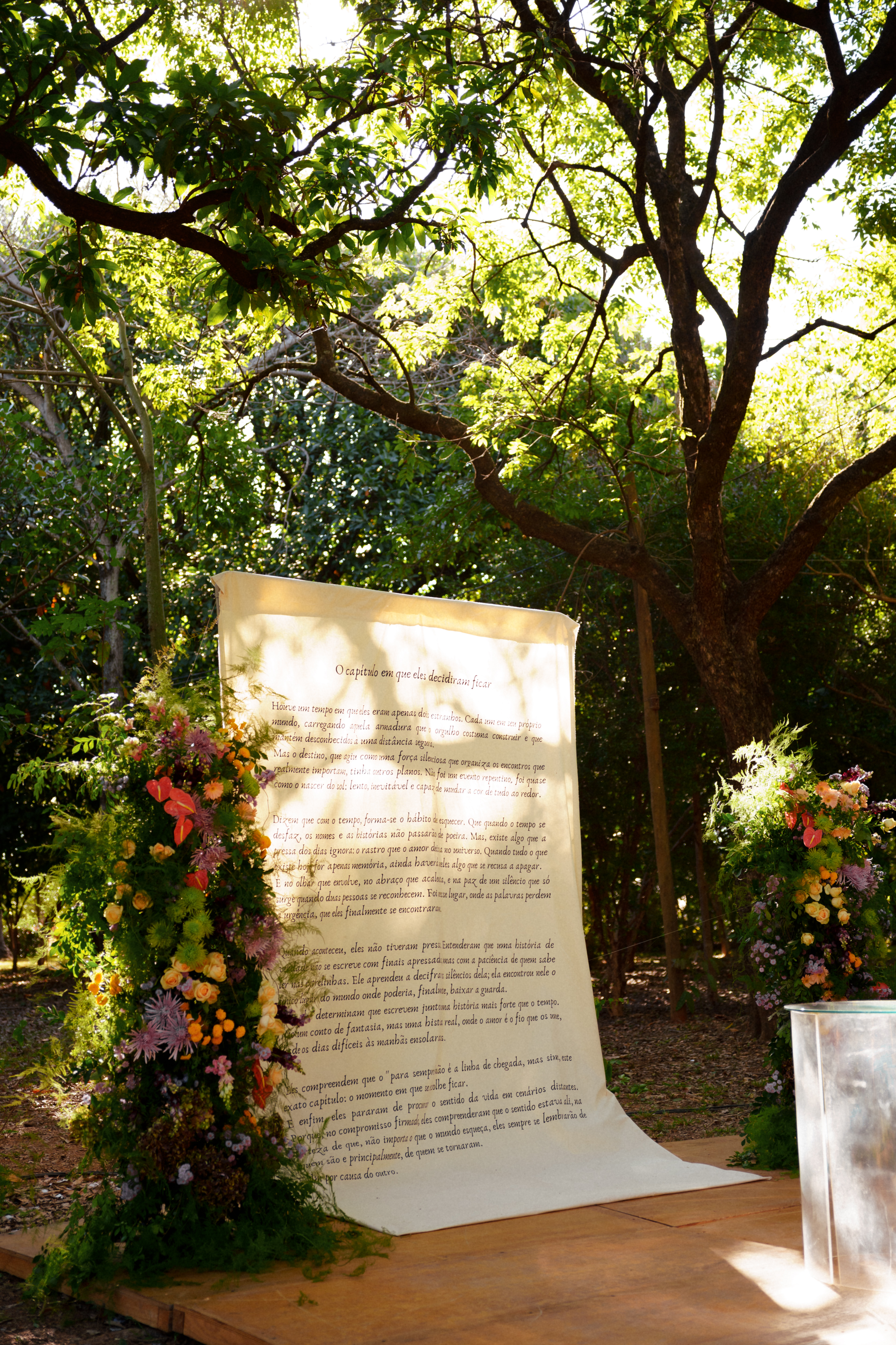 Pergaminho da cerimônia